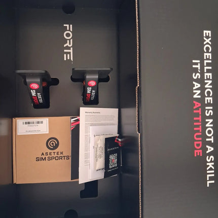 Asetek Sim Racing Forte Brake & Throttle Pedal Set