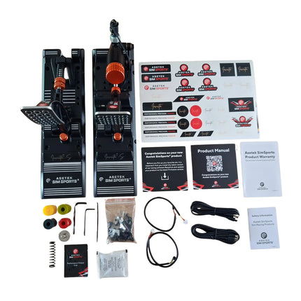Asetek Sim Racing Invicta S-Series THORP II Pedalset