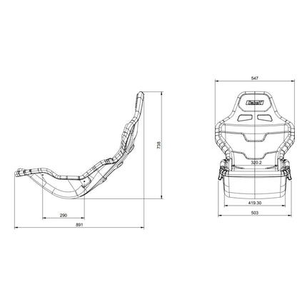 Sabelt SRP-1 Seat - For Sim Racing