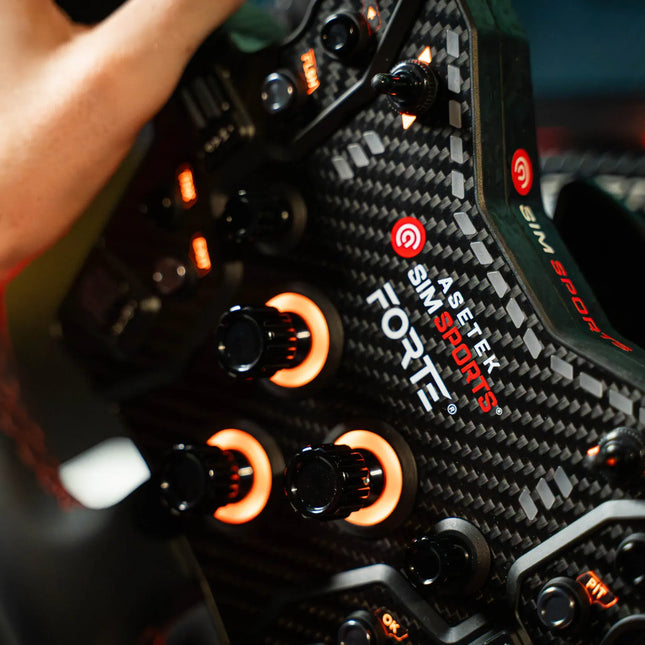 Asetek Forte GT Button Box Black Aluminum