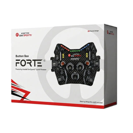 Asetek Forte GT Button Box Black Aluminum