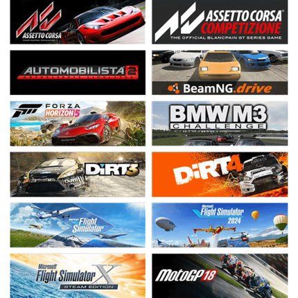 DX Winner 2 - 2DOF Force Feedback Motion Simulator for Sim Car Racing & Flight