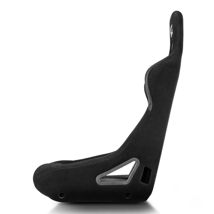 Back view of the black Sparco Sprint sim racing seat featuring high back and supportive design.